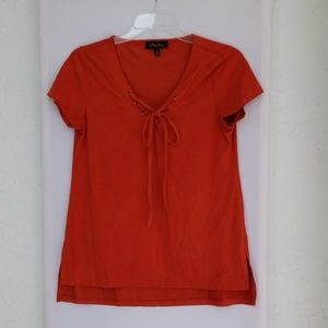 Super soft front tied Melissa Paige shirt size S